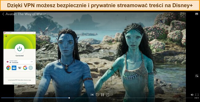 Jak oglądać Disney Plus, streamując Avatar za pomocą VPN - serwer UK ExpressVPN