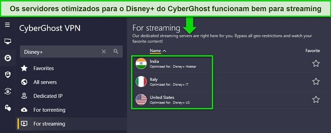 Como assistir ao Disney Plus com uma VPN - servidores otimizados da CyberGhost